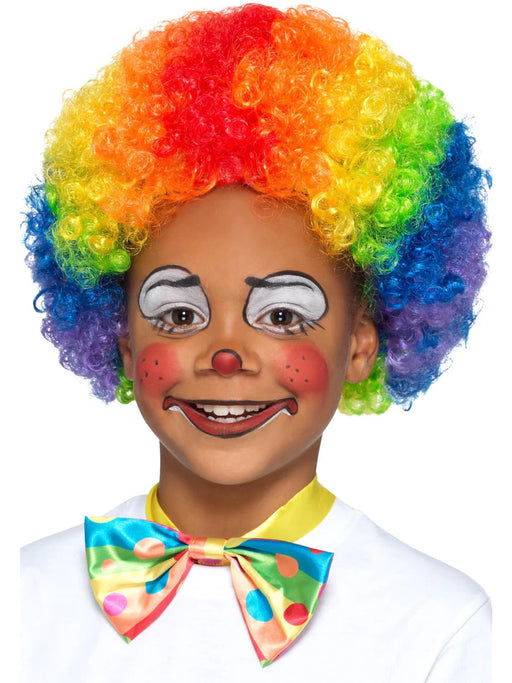 Clown Wig, Multi-Coloured Kids