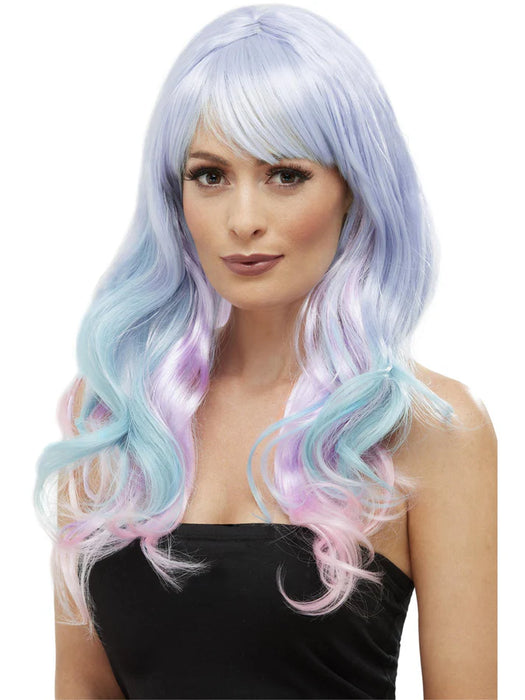 Unicorn Fashion Mermaid Wig, Wavy, Extra Long, Multi-Colou, Heat Resistant/ Styleable
