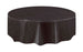 Plastic Table Cover Round - Black