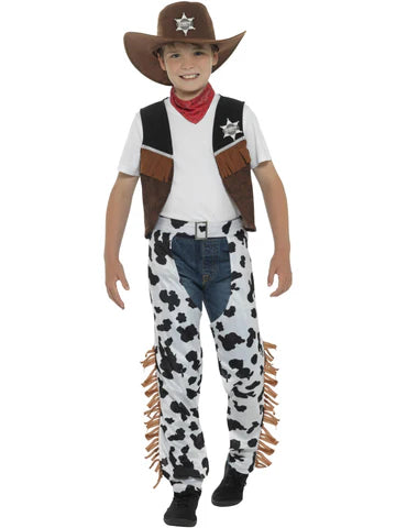 Kids Texan Cowboy Costume - 10-12 Years