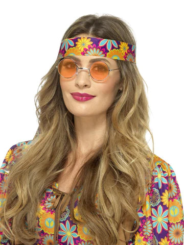 70's Orange Hippy Sunglasses