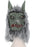Werewolf Mask, Grey, with Hair and Ears