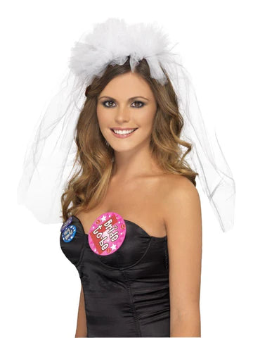 Hens Night Headband Veil