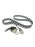Silver Referee Whistle On Chequered Lanyard