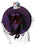 Witch Hat, Purple, with Feathers & Netting, Deluxe