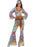 Hippy Flower Power Costume - Medium 12-14