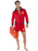 Adult Baywatch Lifeguard Costume - Large
