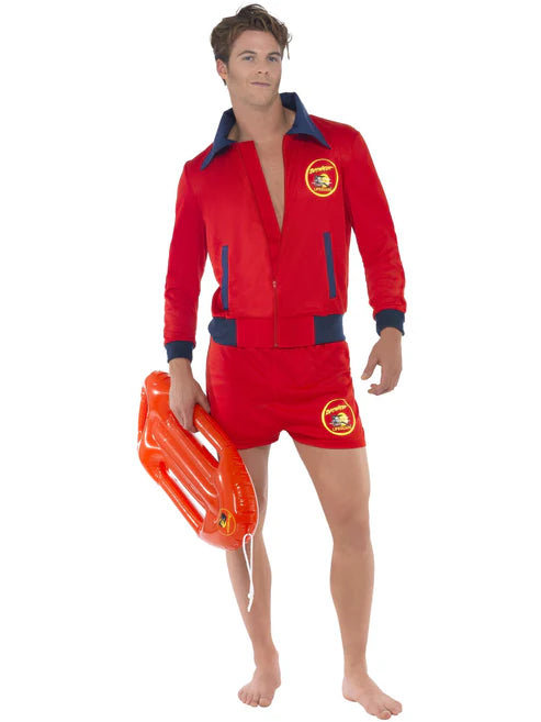 Adult Baywatch Lifeguard Costume - Large