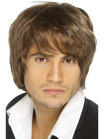 Brown Boy Band Wig