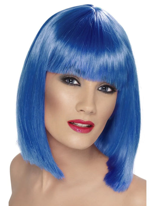 Glam Wig Short  Blue