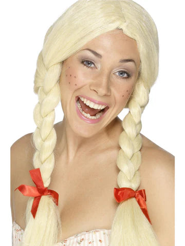 Schoolgirl /Dutch (Inga) Plaits Blonde Wig