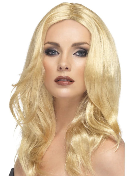 Long Wavy Blonde Superstar Wig