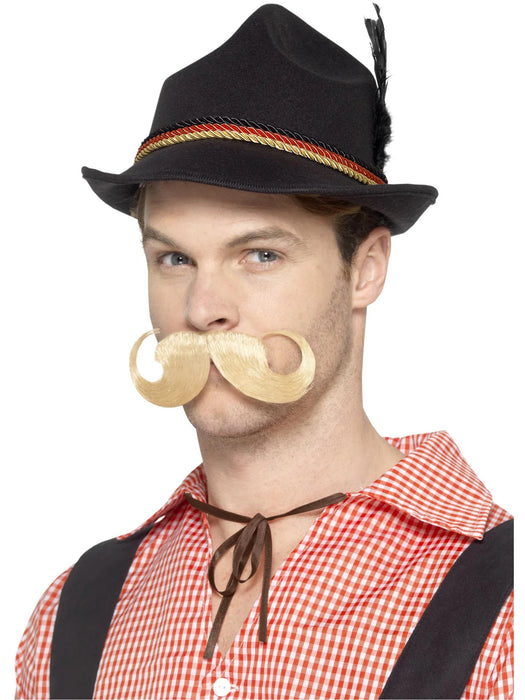 German Trenker Hat Black With Feather