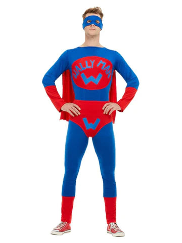 Wallyman Costume, Red & Blue - Medium