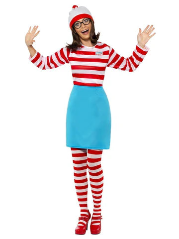 Where's Wally? Wenda Adult Large Costume