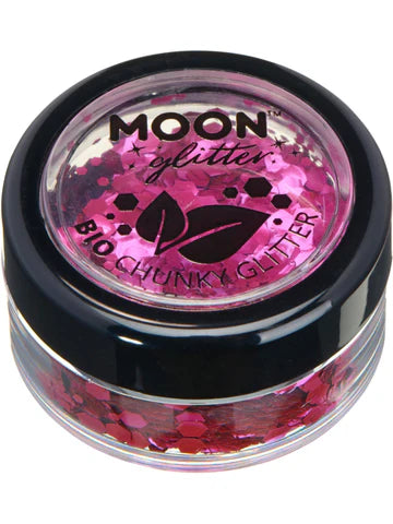 Moon Glitter Bio Chunky Pink Glitter 3g