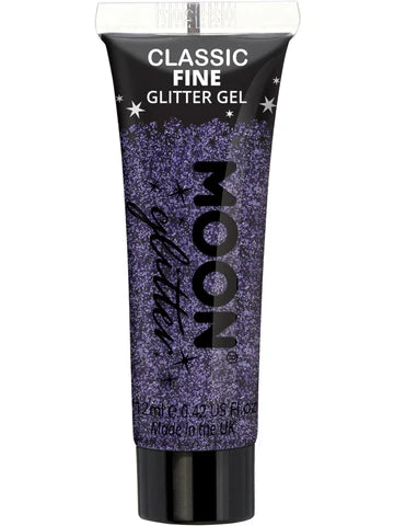 Moon Glitter Classic Fine Lavender Glitter Gel, 12ml