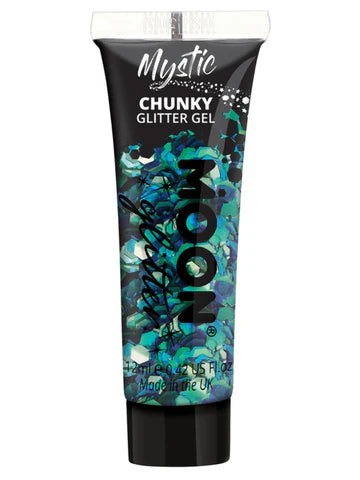 Moon Glitter Mystic Chunky Glitter Gel, 12ml Atlantis