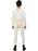 Cult Classic Costume, White, Bodysuit, Pants, Braces & Hat - Medium