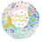 Iridescent Shimmering Mermaid Happy Birthday Foil Balloon 45cm (18')