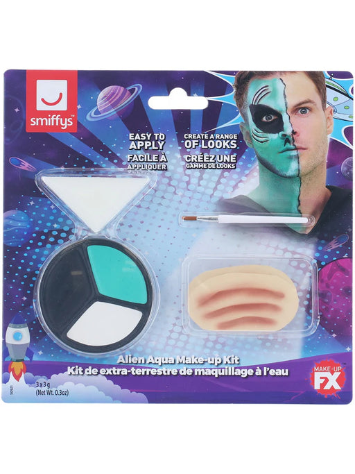 Smiffys Make-Up FX Alien Kit, Aqua