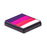 Global Colours Little Lady 50g split cake face paint, formerly Oxford, with Purple, Magenta, Neon Pink and White colour stripes