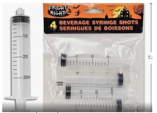 Beverage Syringes 4 Pk