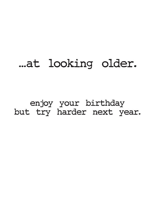 You Suck Birthday Card