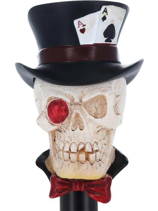 Extendable Voodoo Skull Cane 3 Piece, 88cm