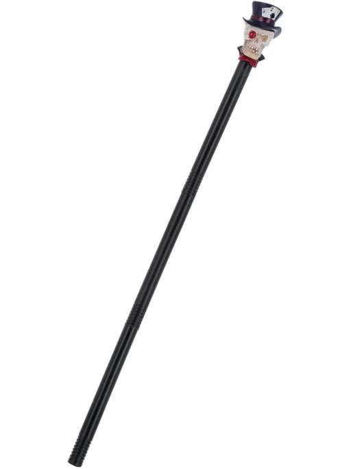 Extendable Voodoo Skull Cane 3 Piece, 88cm