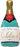 Champagne Bottle Foil 105cm