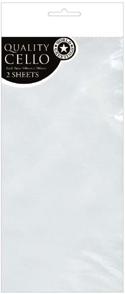 Cello Sheets Clear 500 x 700 2 Sheets Per Pack