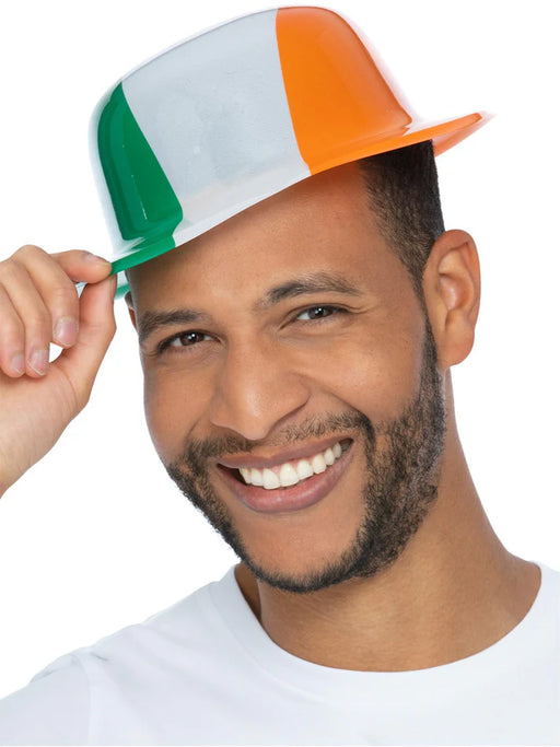 St Patricks Day Bowler Hat, Plastic