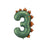 Dinosaur Number 3 Foil Balloon 86cm