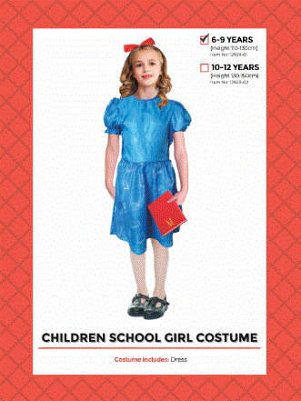 Children's School Girl Costume
