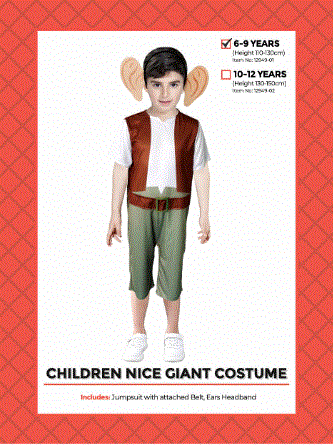 Children's Nice Giant Costume