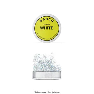 Barco Flitter Glitter - Non Toxic -10ml - White Hologram