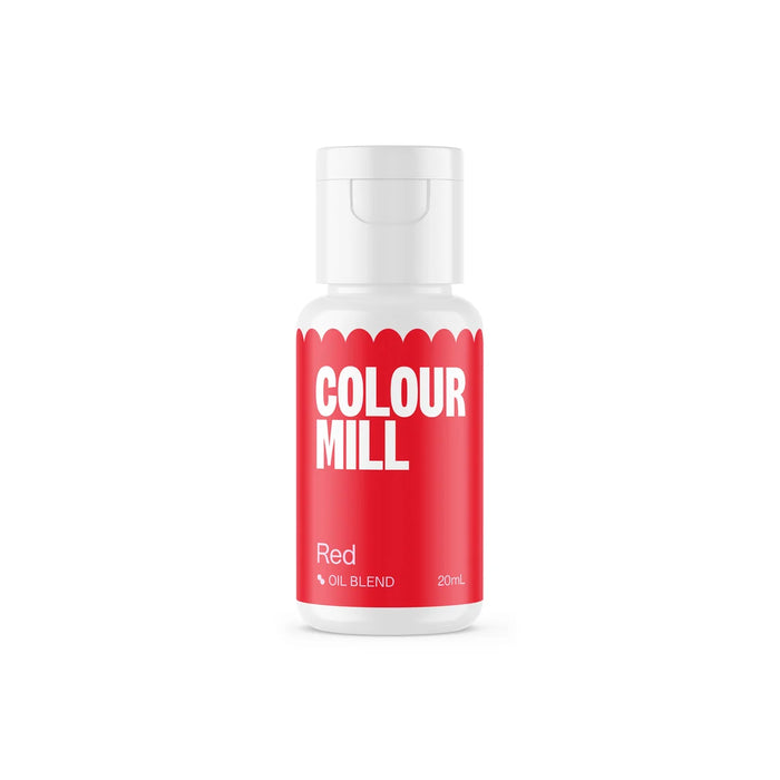 Colour Mill Red Oil Blend 20ml bottle on a white background