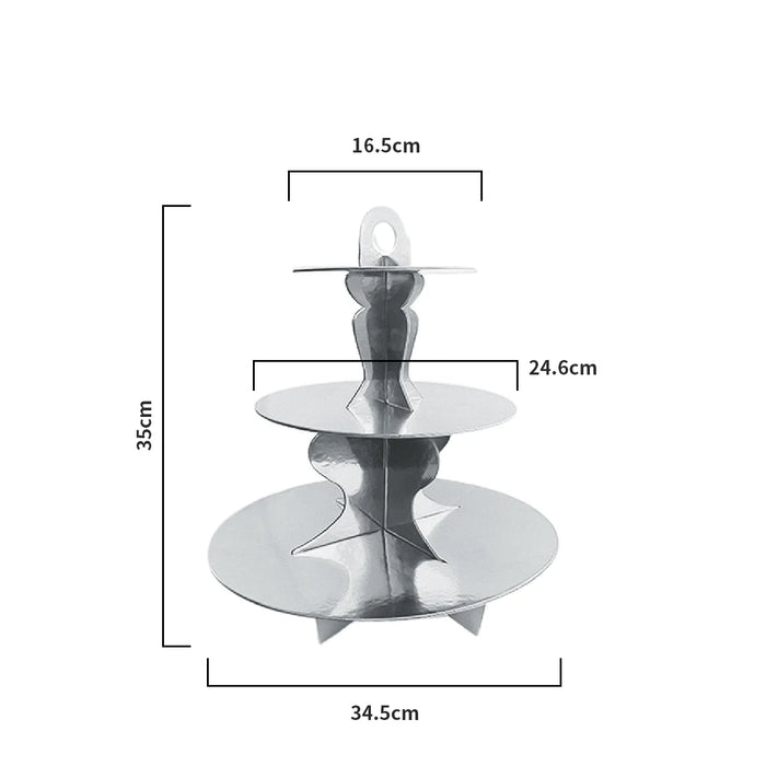 Silver Cupcake Stand