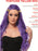 Fortune Teller Wig, Purple with Coin Detail
