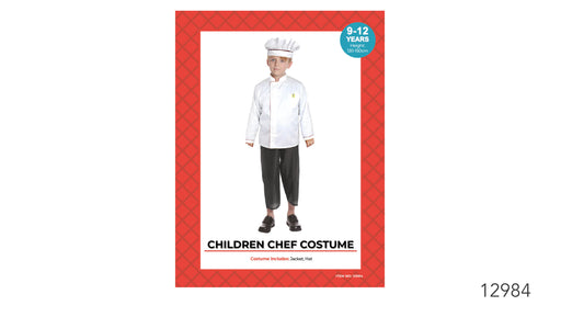 Children's Chef Costume One Size
