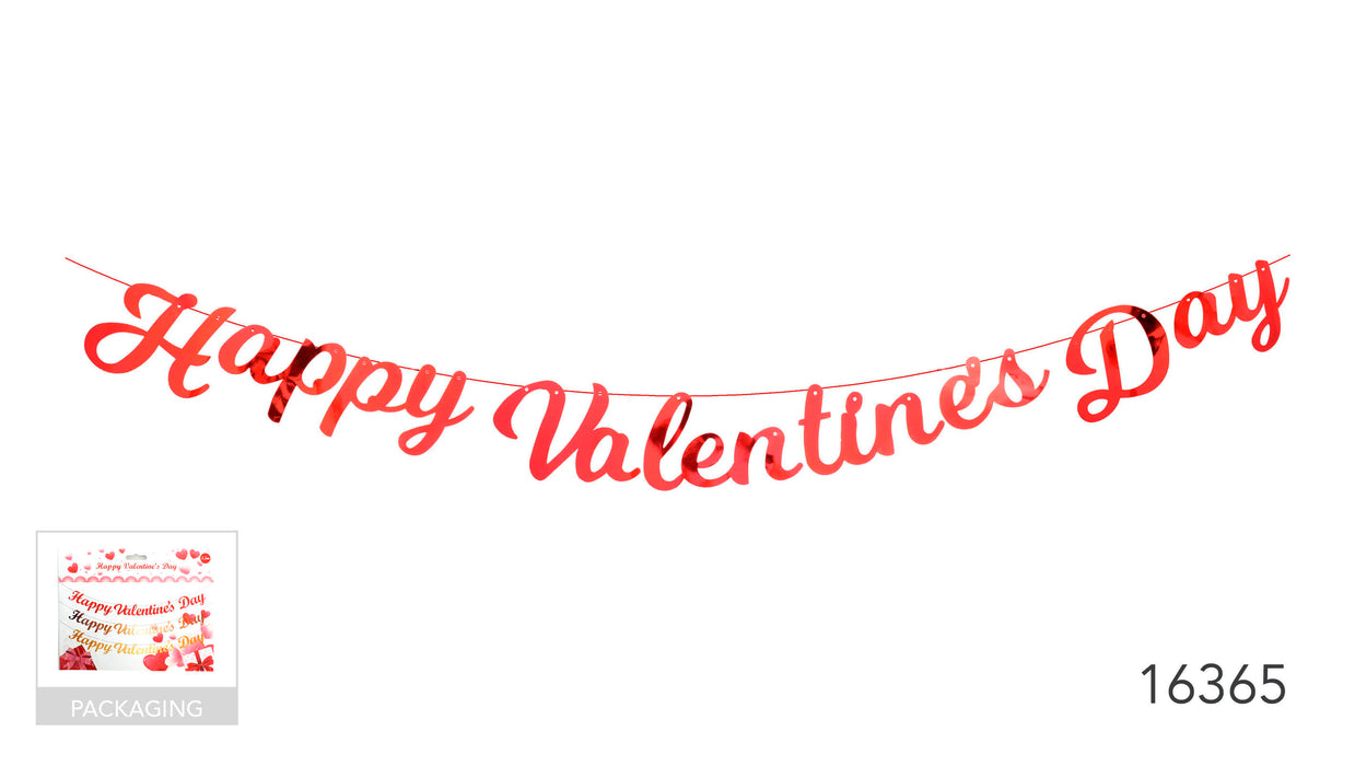Happy Valentines Day Banner 1.5 Metres