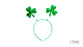 Glitter Clover Headband