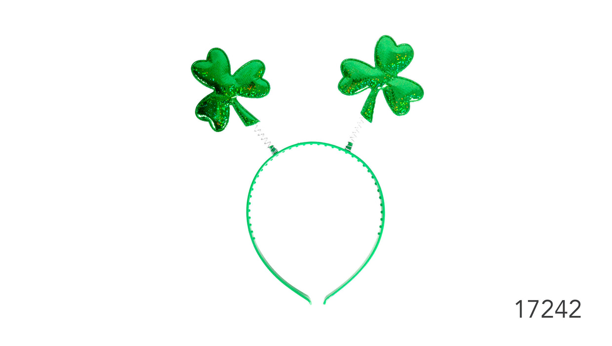 Glitter Clover Headband