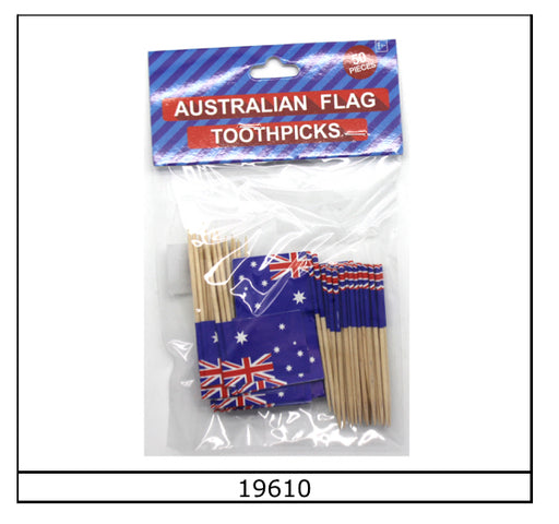 Australia Flags Tooth Picks Pack Of 50