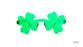 Shamrock Perspex Party Glasses