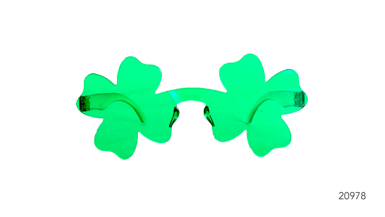 Shamrock Perspex Party Glasses
