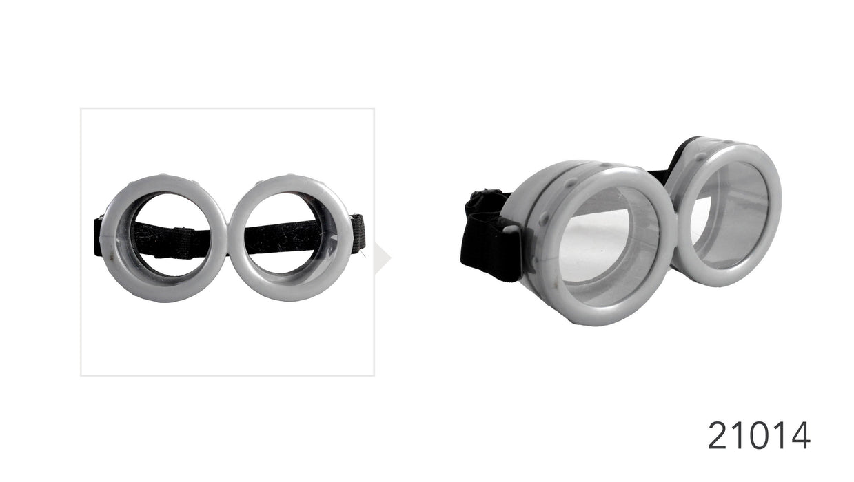 Grey Steampunk Goggles