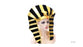 Egyptian Hat, Black & Gold
