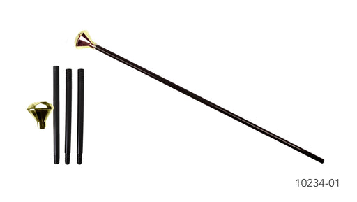 Pimp Cane with Gold Diamond